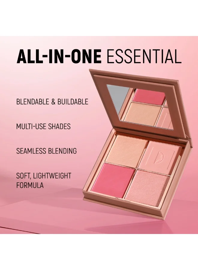 Character Character 4 Color Blush & Highlighter Palette